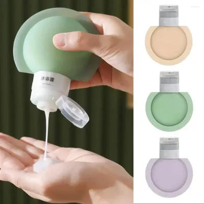 Portable Soft Silicone Travel Cosmetic Bottles (1 pc)